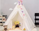 Tente Enfant Interieur Tente Bebe pliable avec Lumiere LED et 1.2m Tapis Tente Tipi de Jeux pour Enfants Grande pour Garcons et Filles 5071782227010 5071782227010