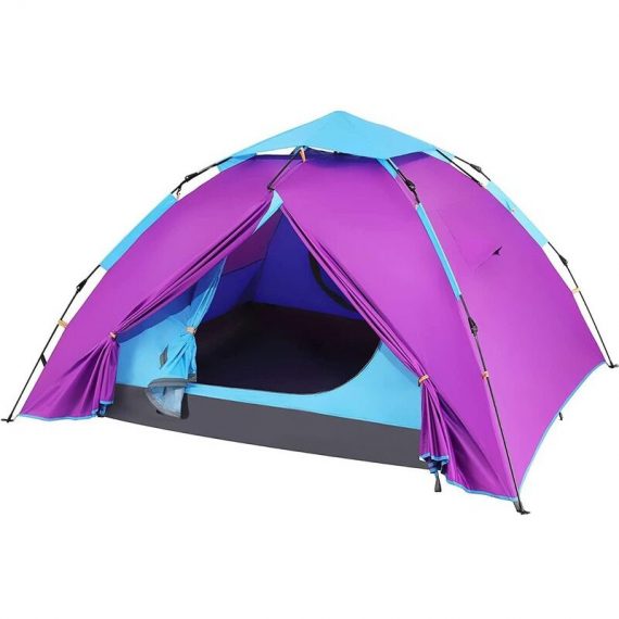 Tente de camping autoportante | Tente dôme double couche, imperméable, coupe-vent, 210 x 190 x 120 cm - Aicok 642380947430 N1019817