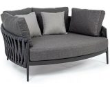 Webmarketpoint - Canapé meuble Rafael anthracite cm 165 bizzotto 8051836272170 662791