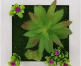 Plantes artificielles de simulation tenture murale 3D/fleurs de bureau fausses plantes cadre photo pour la décoration murale de bureau à domicile 805444906747 H41204-26|111