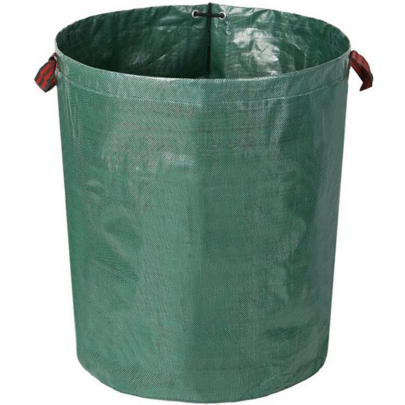 Sac à déchets de jardin, sac de pelouse pliable solide avec poignées, sac à ordures de jardin réutilisable, sac de jardinage robuste, vert, 500L 4502190961827 HM8670-5