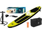 Planche de surf stand up paddle gonflable jaune 245 cm 60 kg max Pack complet planche & accessoires - Xq Max 6011616593590 8DP000680