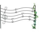 Clôture Melody Support pour Plantes grimpantes Treillis en métal H-56cm L-80cm Support pour Plantes grimpantes Clôture - Dandibo 4229220212307 21230