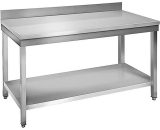 Skyrainbow - Table à plancha tout inox 2 plateaux Longueur 80 cm gris - gris 3700866331443 THATS86A