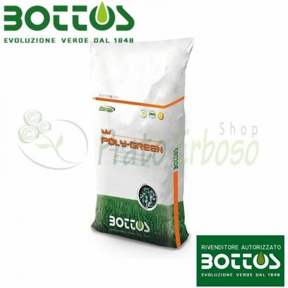 Bottos - Poly Vert 18-8-12 - Engrais pour la pelouse de 25 Kg  PolyGreen-25