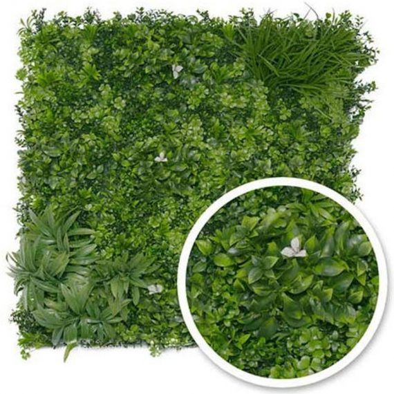 Mur végétal artificiel Liseron 1m x 1m, Surface 14 m² - vert 3664746188216 mur-vege-liseron_14