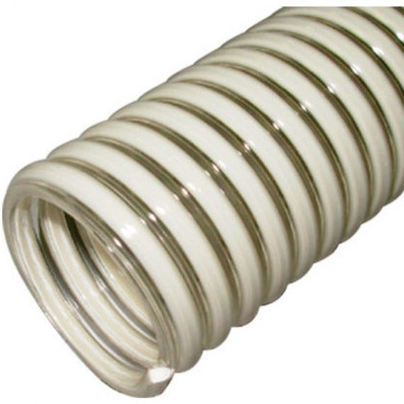5 M de tuyau flexible d'aspiration et refoulement D. 38 mm 6 bar à spirale PVC antichoc - DW-754775002 - Diamwood 3664100204194 3664100204194