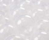 KiddyMoon 700 ∅ 7Cm Balles Colorées Plastique Pour Piscine Enfant Bébé Fabriqué En EU, Transparent - transparent 5902687417223 5902687417223