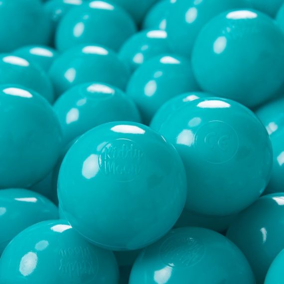 700 ∅ 7Cm Balles Colorées Plastique Pour Piscine Enfant Bébé Fabriqué En EU, Turquoise - turquoise - Kiddymoon 5902687417285 5902687417285