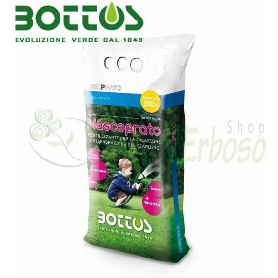 Bottos - Nasceprato 6-23-0 - Engrais pour la pelouse de 5 kg 8032615943207 Nasceprato5