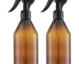 Flacon Spray Vide 300ml, Vaporisateur Brumisateur, Bouteilles Pulvérisateur Plastique pour Cheveux (2 Pièces, Transparent) 8286782780763 RBD010413