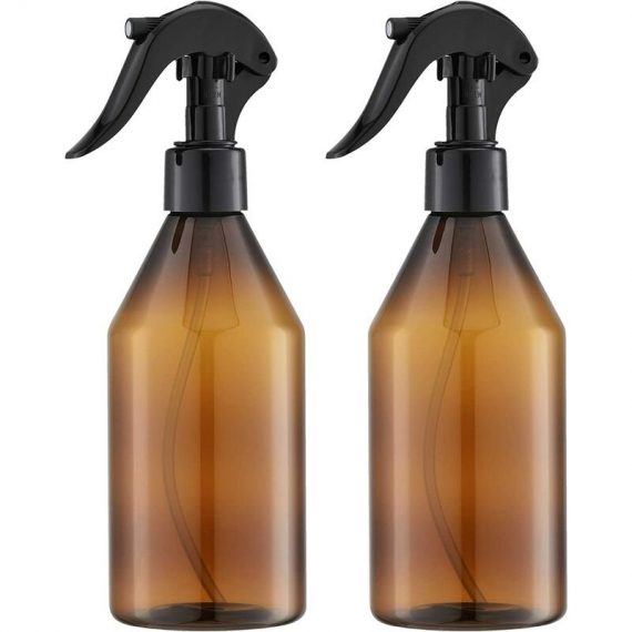Flacon Spray Vide 300ml, Vaporisateur Brumisateur, Bouteilles Pulvérisateur Plastique pour Cheveux (2 Pièces, Transparent) 8286782780763 RBD010413