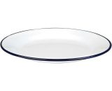 Ibili - Assiette à dîner en acier émaillé blanc de 28 cm 8411922083460 8411922083460