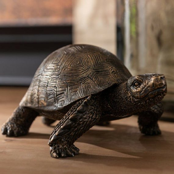 Jolipa - Grande tortue déco résine bronze 27x21x13cm - Bronze 5400924116545 11654