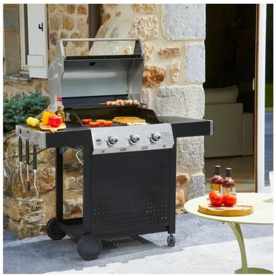 Roster - Barbecue Gaz 3 Brûleurs Plancha Intégrale  660165