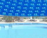 Bache à bulle été 400µ bleu pour piscine ronde 5m  6748946543147