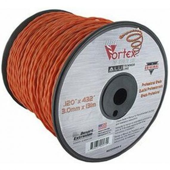 G � N � Rique - Bobine fil nylon copolymère VORTEX Alu orange - Longueur: 131m, Ø: 3,00mm. 3582321841144 1515054