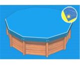 Bâche hiver Eco bleue compatible piscine Ubbink Azura 410 3700501173094 CVHUBAZ410-200B