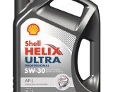 SHELL - Bidon 5 litres d'huile diesel ou essence Helix Ultra Professional 5W30 C2 - 550040172 5011987222496 550046293