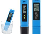 Catherine - Testeur de qualité de l'eau, pH-mètre avec résolution haute précision 0,01, thermomètre tds+ec+ pour eau potable, aquarium, piscine, spa  FAQ-021453