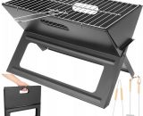 Jardibricodeco - Barbecue charbon pliable et portable + accessoires offert 3001890364637 300347549492