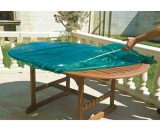 Housse luxe pour table ronde 120cm - Vert 3700122700044 4808