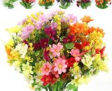 6 Pcs Fleur Artificielle Bouquet Décoration, Daisy Soie Fausse pour Vase Bouquet Arrangement Décoration De Maison Jardin Cuisine Chambre 9347799527600 Karzshbloom20220310