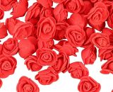200pcs Rose Artificielle Capitules Fleurs Artificielles en Mousse Artificielle Decoration pour Maison Mariage Fête (Rouges-3.5cm) 9466421306380 Karzshaccessories20221265
