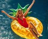 Grand Bouée Gonflable Ananas pour Fêtes de Piscine, Jouet Gonflable d'été, Jouet Fêtes de Piscine avec vannes Rapide - Fei Yu 5768580966752 KBJ-3678
