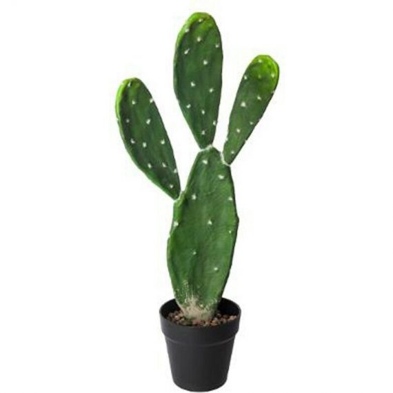 Plante Artificielle en Pot 'Cactus' 60cm Vert  40680