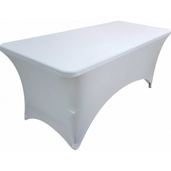 Nappage Pour Table Pliante 43421 183 x 76cm Coloris Blanc 5411929025619 43456