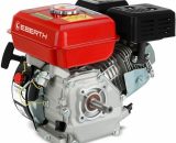 Eberth - 5,5 CV 4,1 kW moteur à essence (19,05mm Ø arbre avec filetage extérieur, indicateur de niveau dhuile bas, 1 cylindre, 163cc de capacité 4260307357030 GW3-ER163-5.5-P19.05