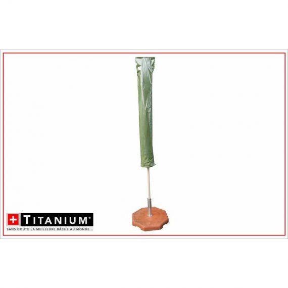 Titanium - Housse de protection indéchirable pour parasol ® - 30 x 30 x 160 cm - vert 3700265805088 B30*30*160-90-V
