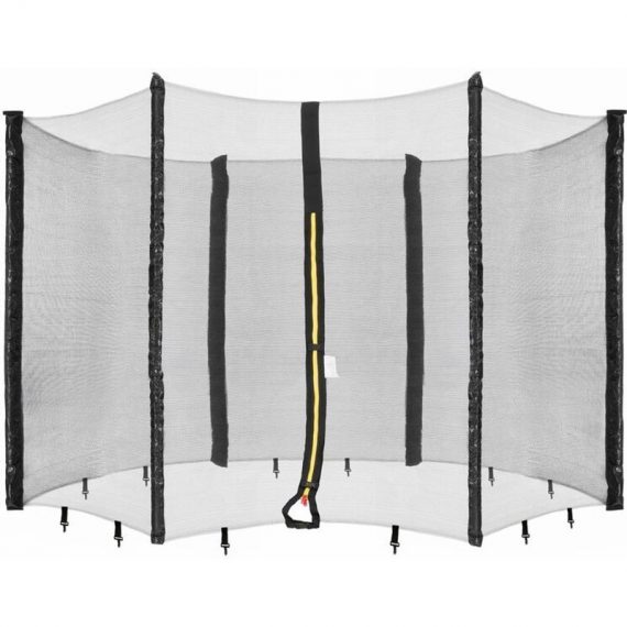 Filet de sécurité pour trampoline - Diamètre : 490 cm - 6 barres - Résistant aux UV - Résistant aux intempéries - Maille étroite - Verrouillable 4260551584534 4260551584534