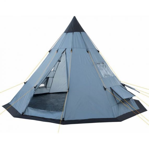 CampFeuer Tente tipi pour 4 personnes "Spirit" | Tente tipi d'extérieur | gris 4260120772638 Tipi_2