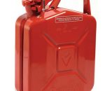 Bidon de carburant 5l Rouge pompier RAL 3000 tôle dacier-L230xB120xH310mm VALPRO 4750553001721 173454