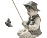 Statue de jardin 3D en résine représentant un garçon pêcheur, pour la maison, l'extérieur, la pelouse, la cour, la décoration de jardin pour 9116691568925 Sun-01786