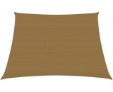 Voile d'ombrage 160 g/m² Taupe 3/4x3 m PEHD - Taupe - Vidaxl 8720286099971 311434