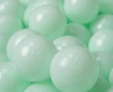 100/6Cm ∅ Balles Colorées Plastique Pour Piscine Enfant Bébé Fabriqué En EU, Menthe - menthe - Kiddymoon 5902687423583 5902687423583