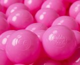 Kiddymoon - 100/6Cm ∅ Balles Colorées Plastique Pour Piscine Enfant Bébé Fabriqué En eu, Rose - rose 5902687423743 5902687423743