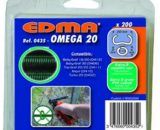Agrafes omega 20 plastifiées vert - 200 pièces 3476060004352 ED-043501