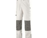 Cepovett - Pantalon blanc gris renforcé pour peintre CRAFT PAINT Taille:40 - Blanc / Gris 3184375738182 3184375738182