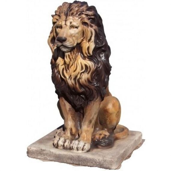 Anaparra - Statue lion 55cm. Pierre reconstituée 8435653121314 LEONLEOOXI