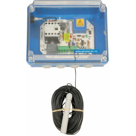 Jetly - Coffret de gestion et de protection manque d'eau Bi-tension - Micro dsn Bi-Tension/10 a avec électrode + 40 m de câble 3700515710032 471050