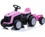 Tracteur électrique avec remorque 22W pour Enfant 3km/h Rose - Rose 3700998930569 BCELECTRAC007