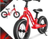 Kidiz - Draisienne Lupin | Vélo de course pour enfants, cadre en magnésium, roues 12 pouces avec béquille et sonnette, à partir de 2 ans, jusqu'à 30 4260751945104 NEW-18541