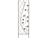 Treillis floral zen' Yin and Yang' 0,35 x 1,50 m - Marron 8413246206235 NOR-2013151