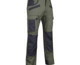 LMA - Pantalon de travail bicolore avec poches genouilléres Secateur Kaki / Gris 52 - Kaki / Gris 3473832308458 63191
