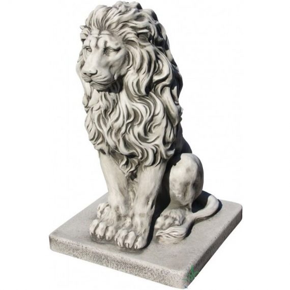 Anaparra - Statue lion 33x33x55cm. Pierre reconstituée 8435653121321 LEONLEOCOL