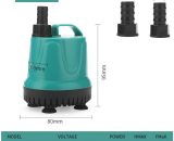 Pompe submersible, pompe silencieuse à filtre inférieur, pompe à eau propre (EB-A800 18w, norme européenne) - Groupm 9003968732458 2GroupM01000